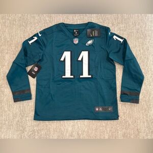 Women’s Medium Carson Wentz Philadelphia Eagles Nike Therma Long Sleeve Jersey